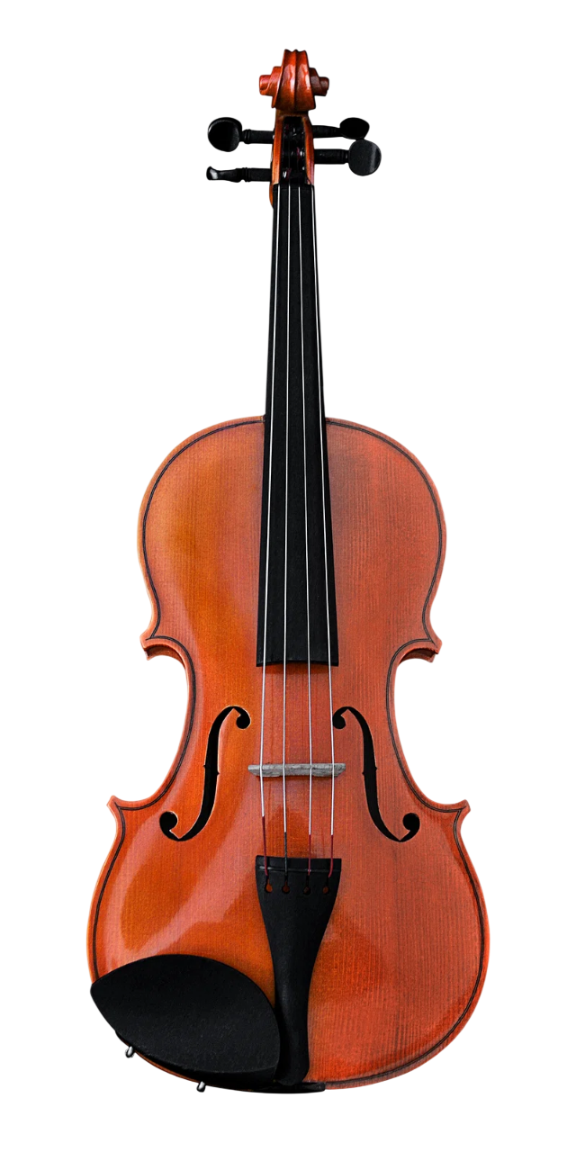 violino con sfondo trasparent